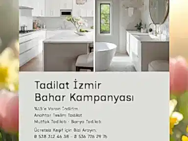 Anahtar Teslim Tadilatta İndirim Fırsatı 